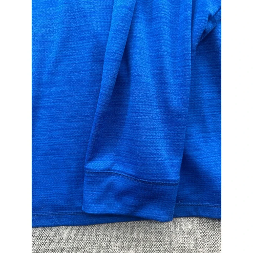 Club Room Performance Sweatshirt Mens 2XL Blue 1/4 Zip Long Sleeve Active Wear
